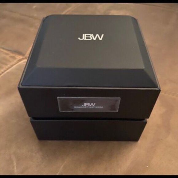 JBW WARREN J6331C Watch Black Ion Plated Diamond Quartz Movement Chronograph - Picture 8 of 8